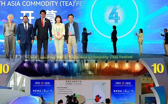 Ceylon Tea Strengthens Its Presence in China at the South Asia Commodity Tea Festival 2026, Kunming-China